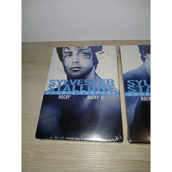 Rocky DVDs 1-4 Double Feature Sylvester Stallone Walmart Tag MGM 2008 Sealed - Picture 7 of 16